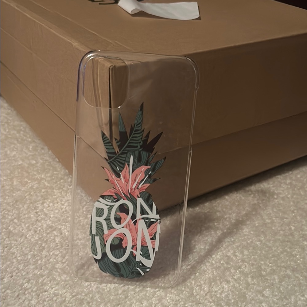 Ron Jon Clear Pineapple Phone Case